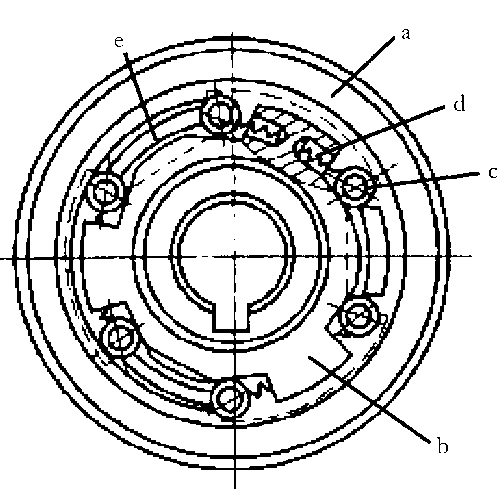 Roller type bidirectional overrunning clutch