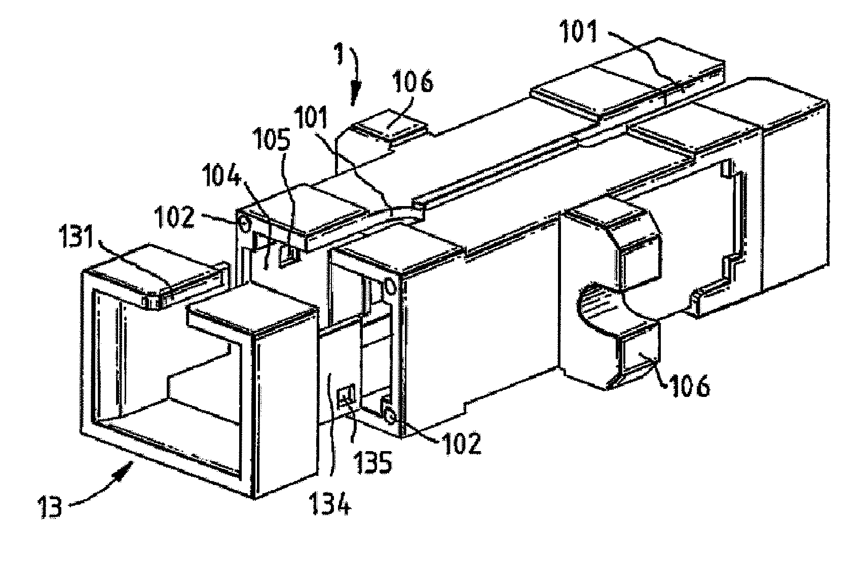 Coupling for optical-fiber connectors