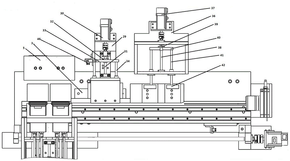 Packaging machine for mosquito nail plastic boxes