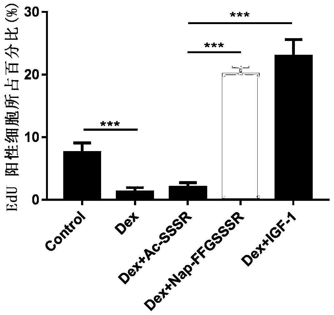 Polypeptide derivative, nanofiber and application of nanofiber