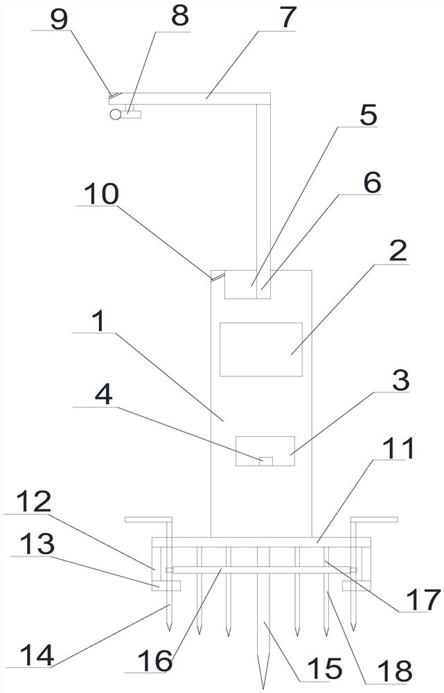 Alarm column alarm method and system