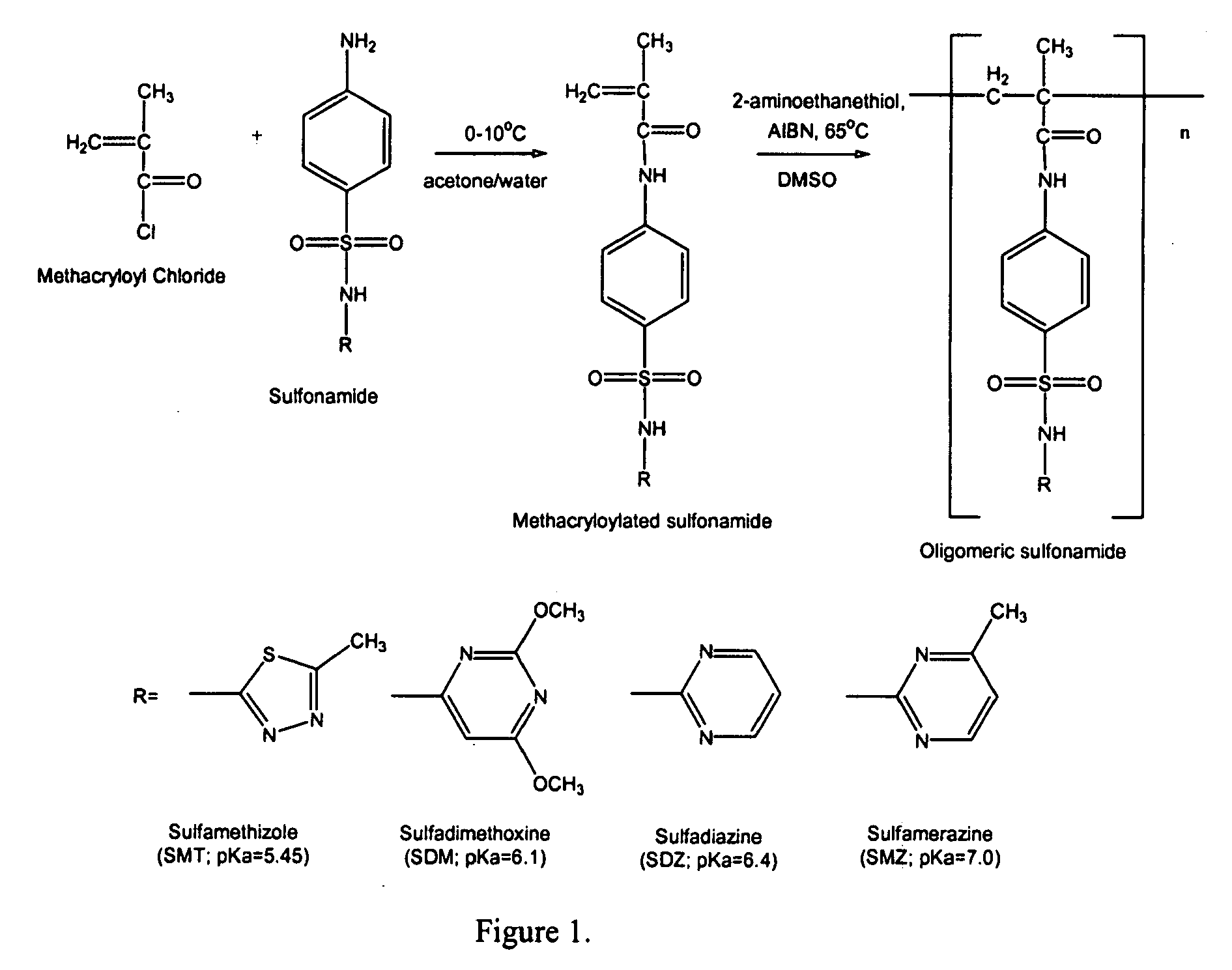 Sulfonamide-based oligomers and polymers for destabilization of biological membranes