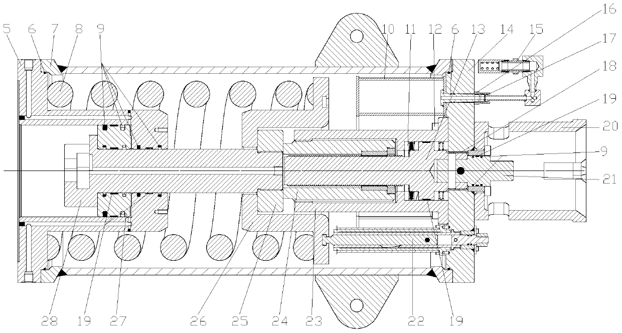 Underwater valve hydraulic driver