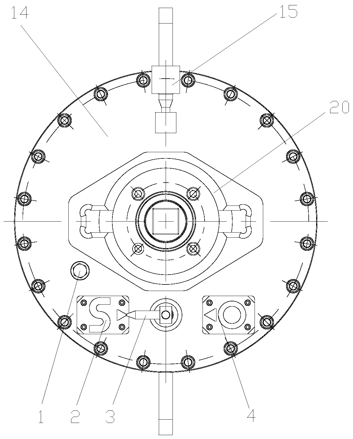 Underwater valve hydraulic driver