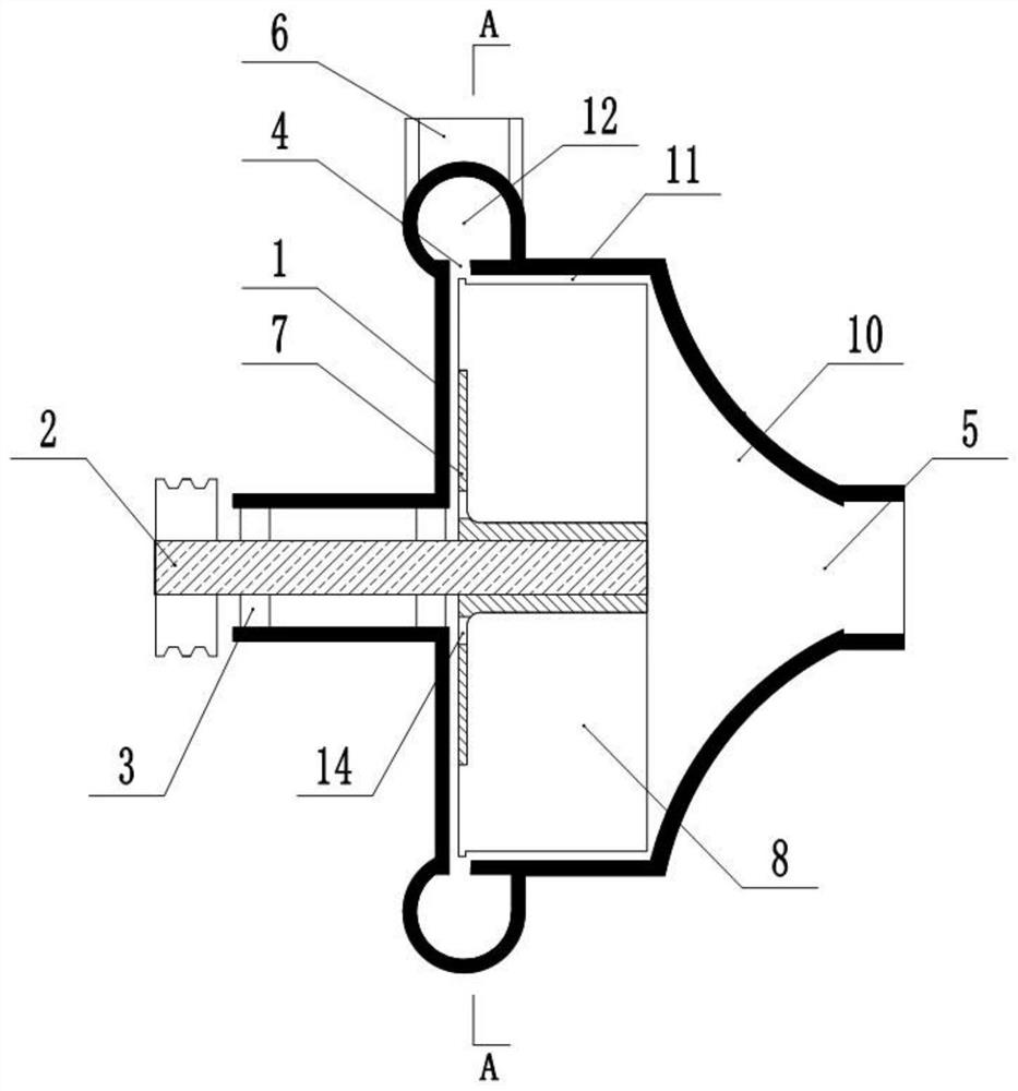 A high-pressure centrifugal hydraulic pump