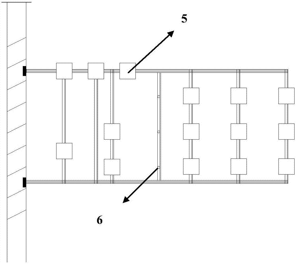 Bus bar for transformer station transformer chamber and switch cabinet