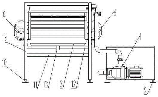 Compound ice coating vibrator