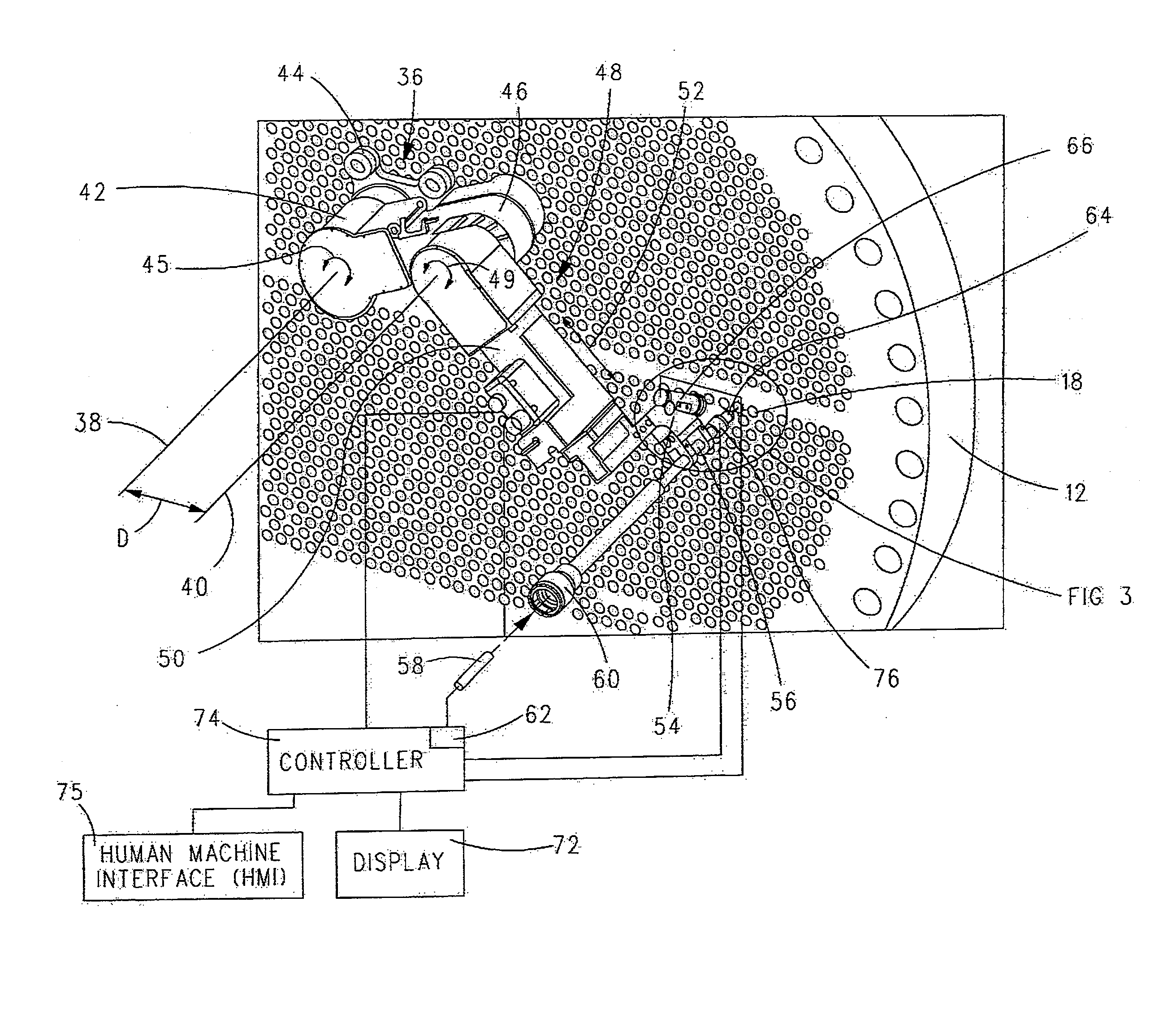 Laser Centering of Robotic Arm