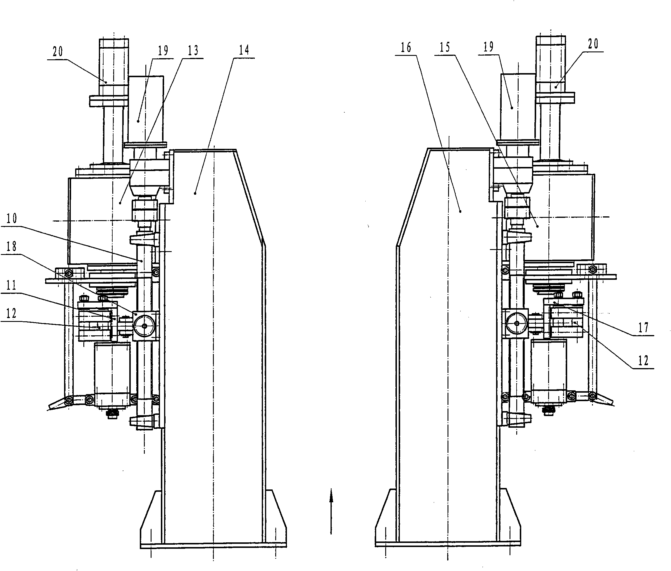 Scrap edge coiler device