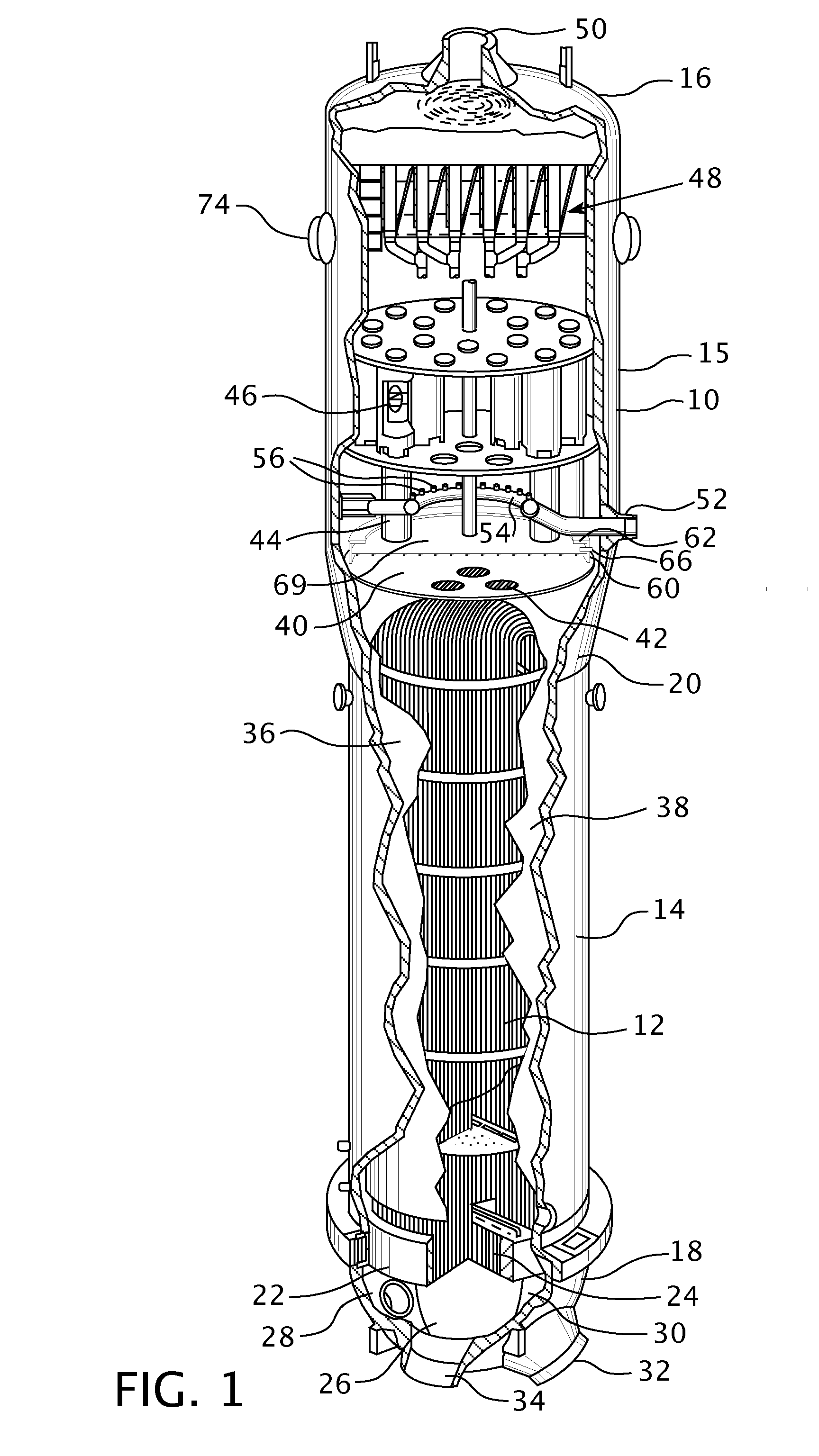 Steam generator loose parts collector weir