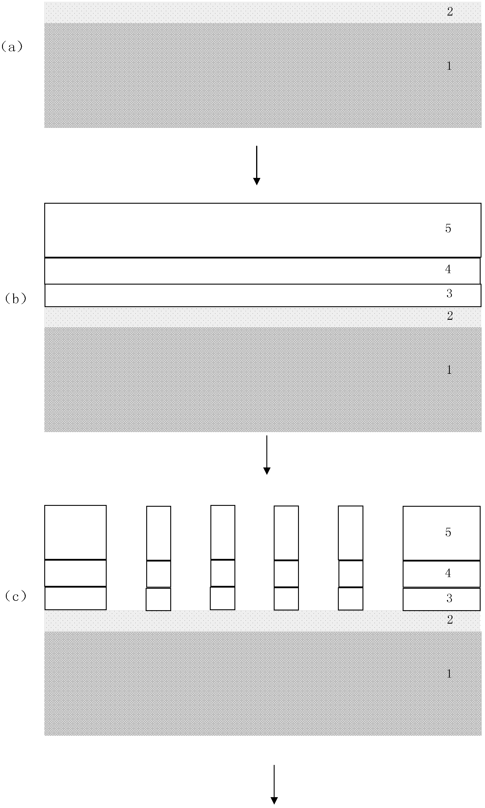 Production method of deep groove isolation structure