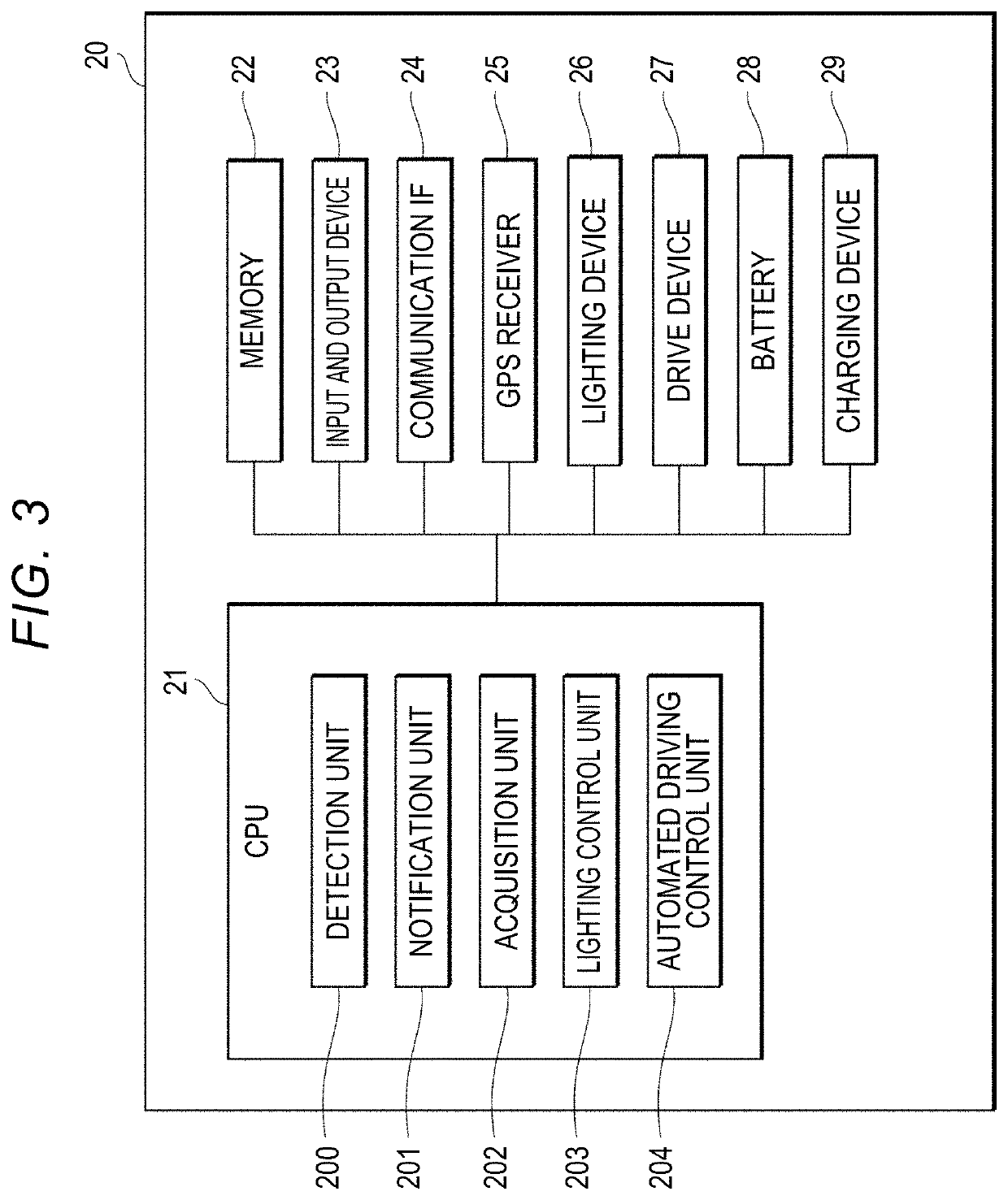 Information processing device, lighting system, vehicle, and lighting control method