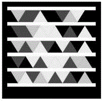 Colorful three-dimensional code structure and colorful three-dimensional code reading method