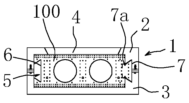 Mold for making continuous wall and method for making continuous wall with the same