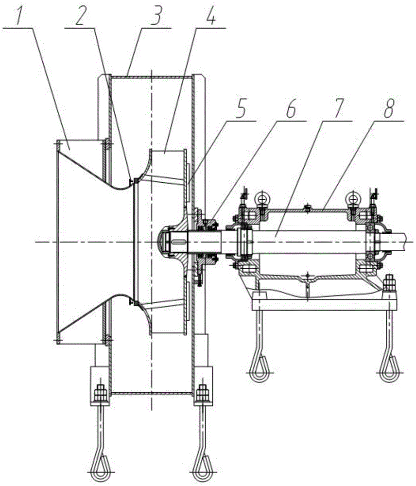 Coal gas pressurizing machine