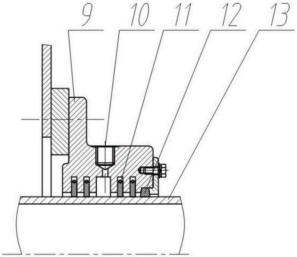 Coal gas pressurizing machine