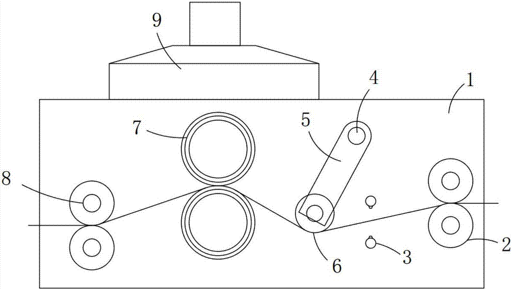 Textile fabric ironing device