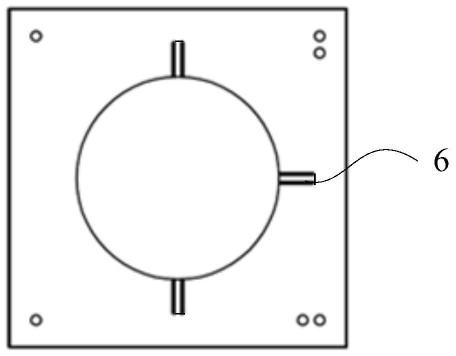 Testing device for X-ray CT image cross-sectional matching and cross-sectional matching method