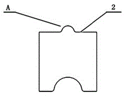 A slotted solid heat storage body structure