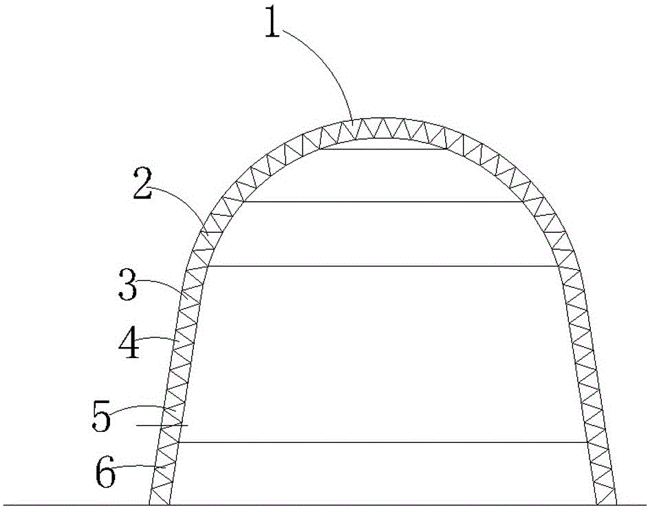 Installation method of computer-controlled external expansion accumulative lifting of super-high arched grid structure