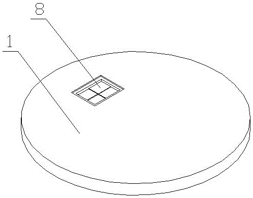 Solar type weight measurement well lid