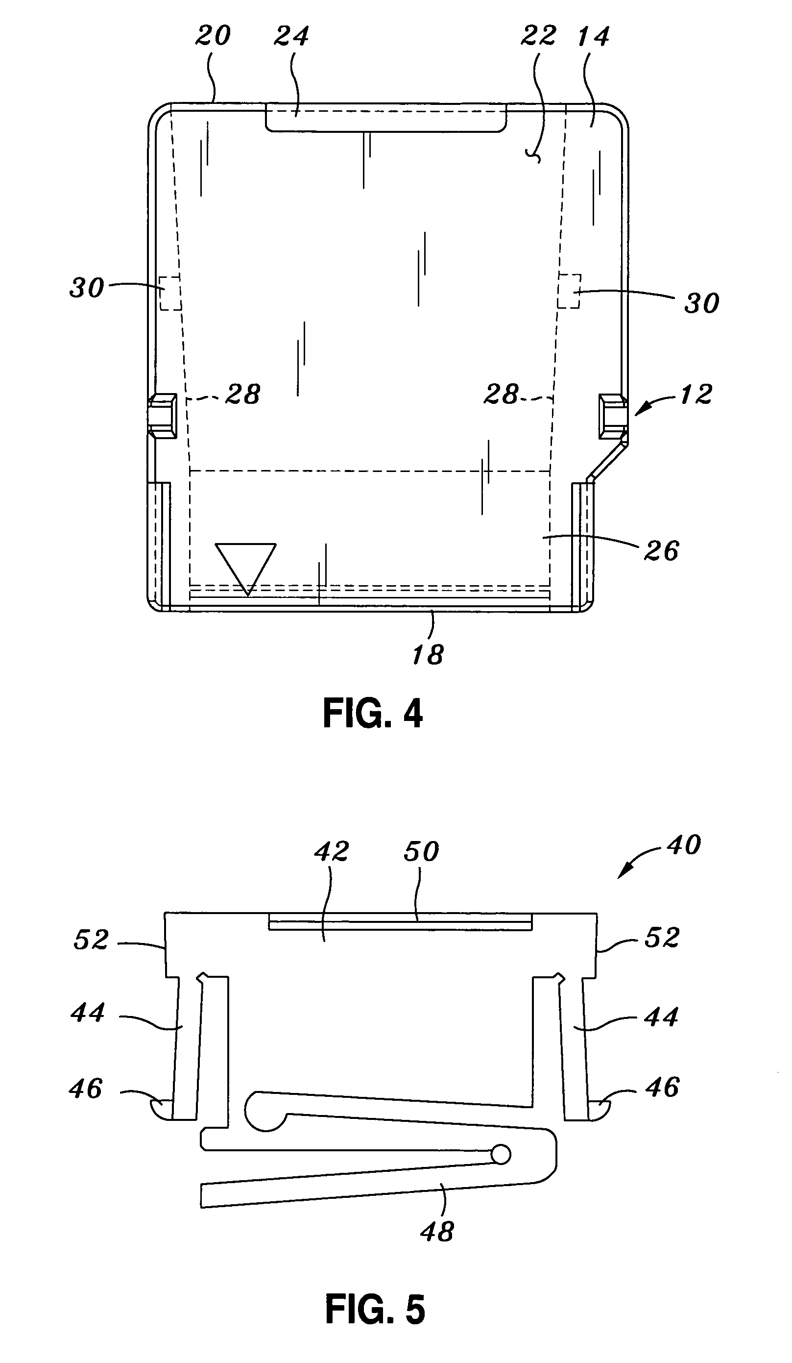 Cavity case with clip/plug for use on multi-media card