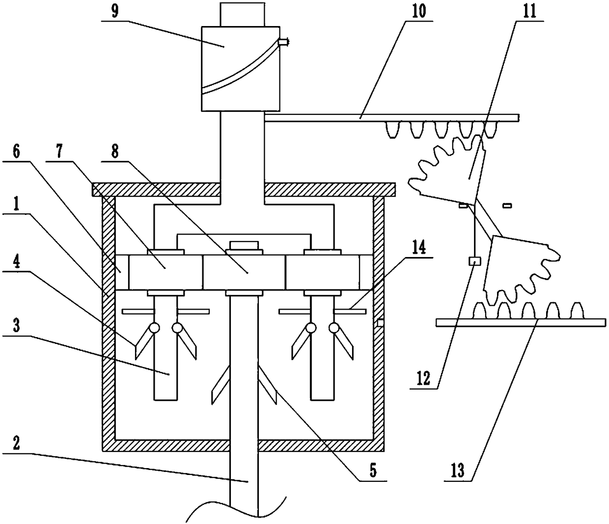 Kiwi wine processing device