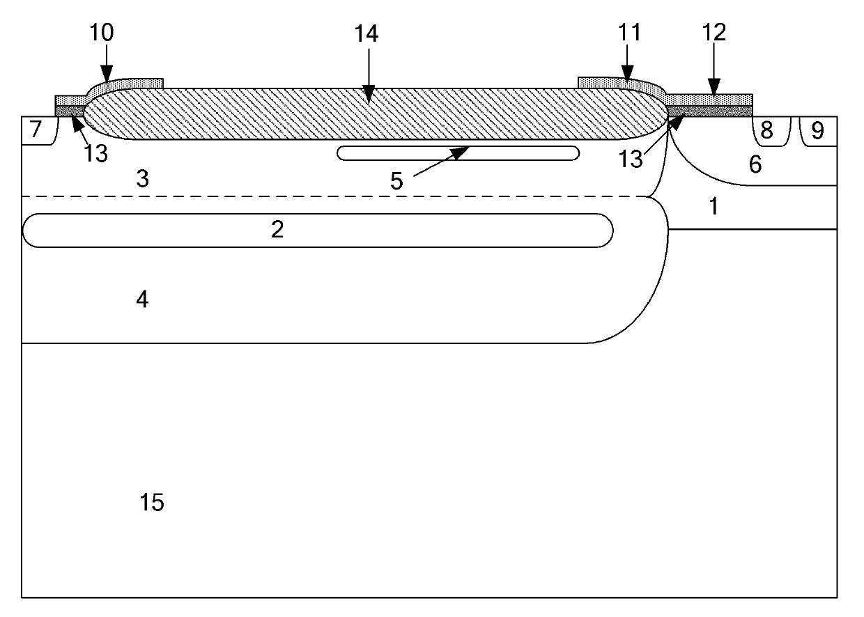 High-voltage low-on-resistance LDMOS device and manufacturing method thereof