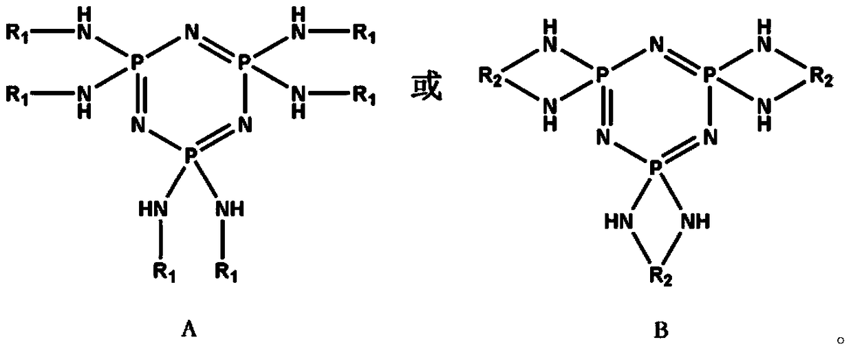 A kind of flame retardant based on naphthylaminocyclotriphosphazene and preparation method thereof