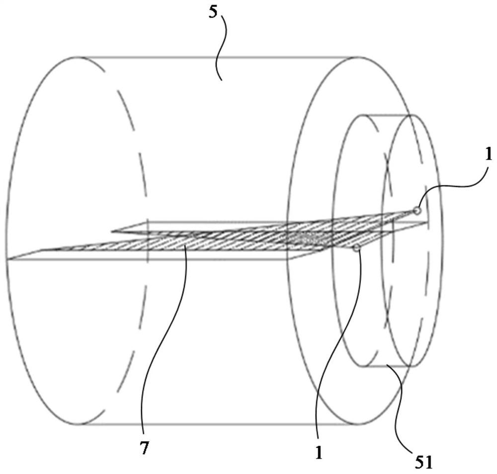 Spraying device and washing machine