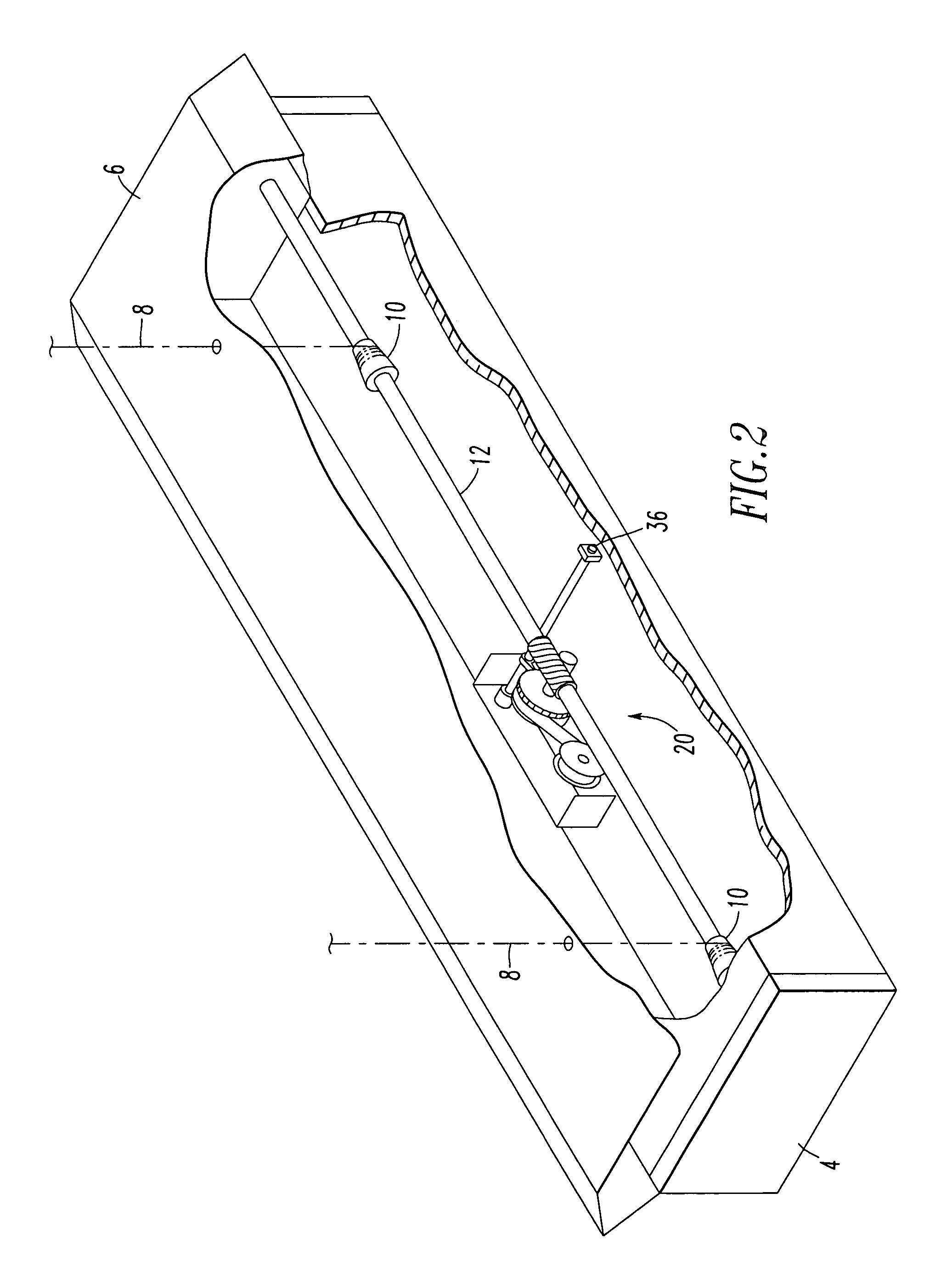 Cordless blind with lock mechanism