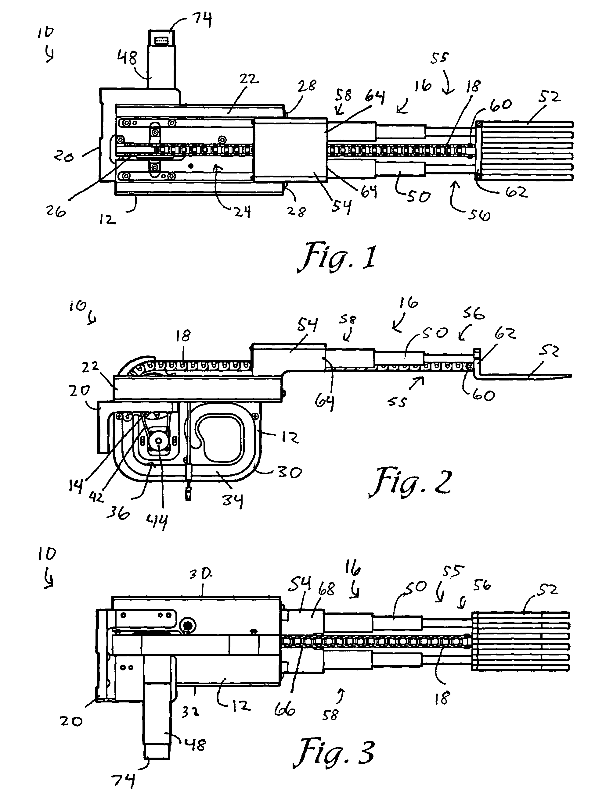 Chain-driven robotic arm