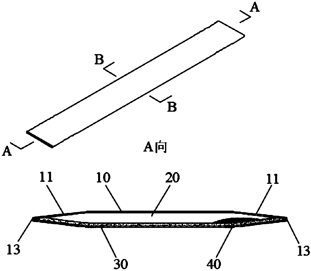 Thin type heat pipe, manufacturing method of thin type heat pipe and electronic equipment