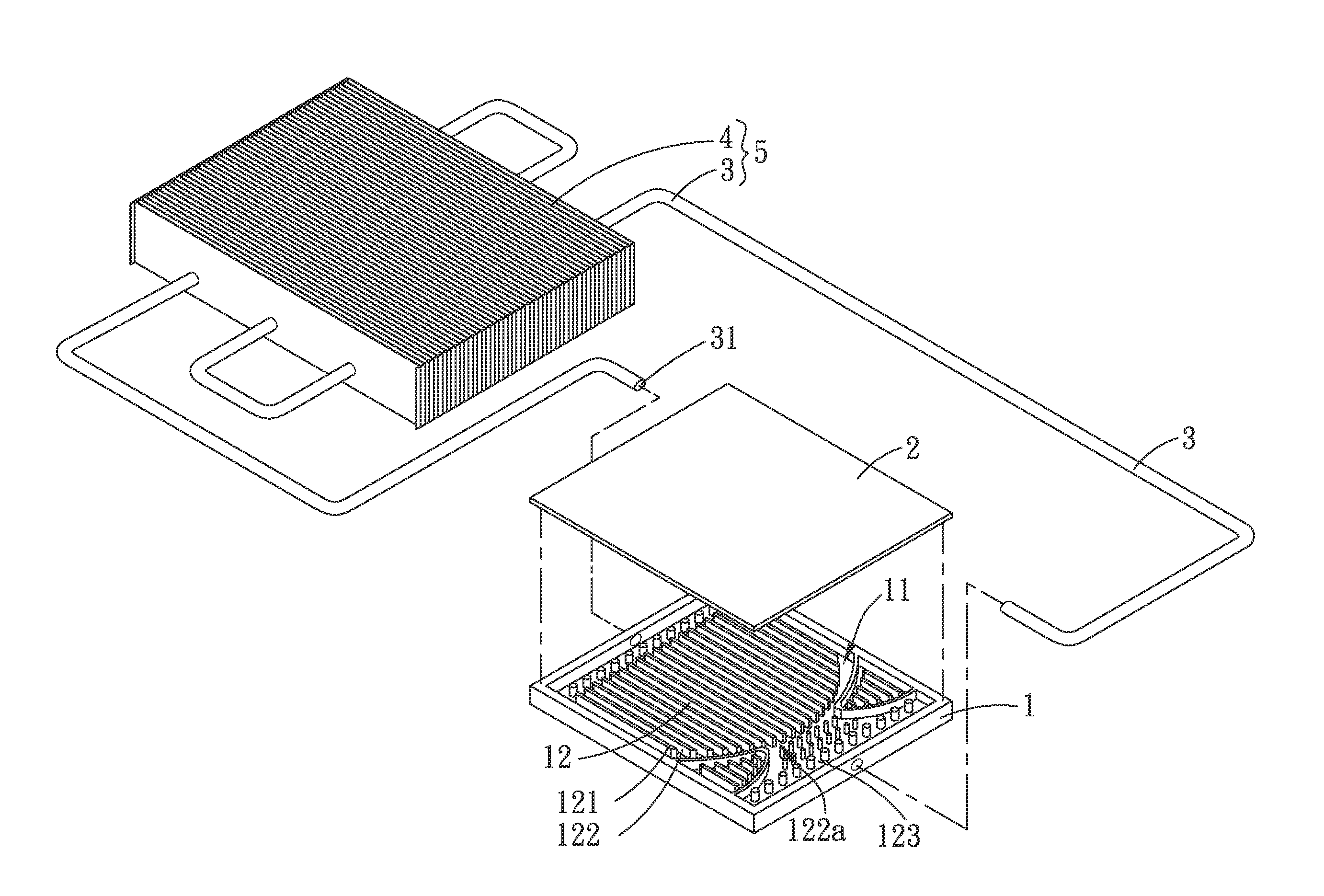 Loop type pressure-gradient-drien low-pressure thermosiphon device