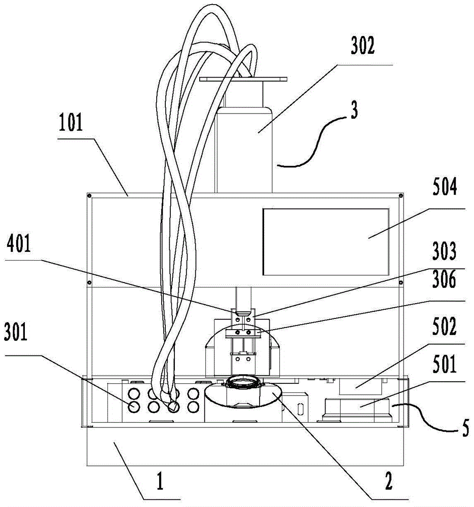 Vehicle-mounted pointer electronic clock pointer automatic press-fitting system