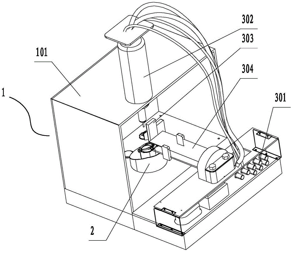 Vehicle-mounted pointer electronic clock pointer automatic press-fitting system