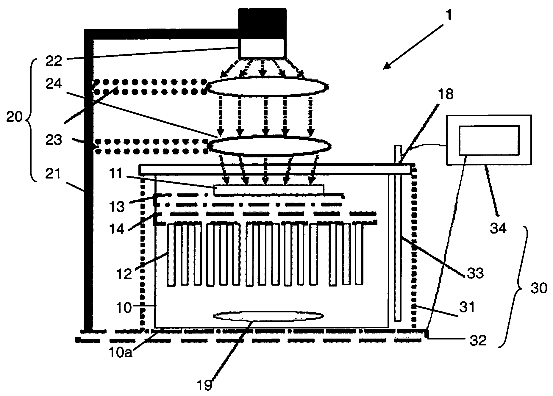 Method and apparatus for growing a composite metal sulphide photocatalyst thin film