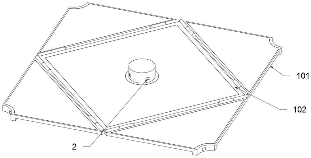 Portable tracking type solar power generation device