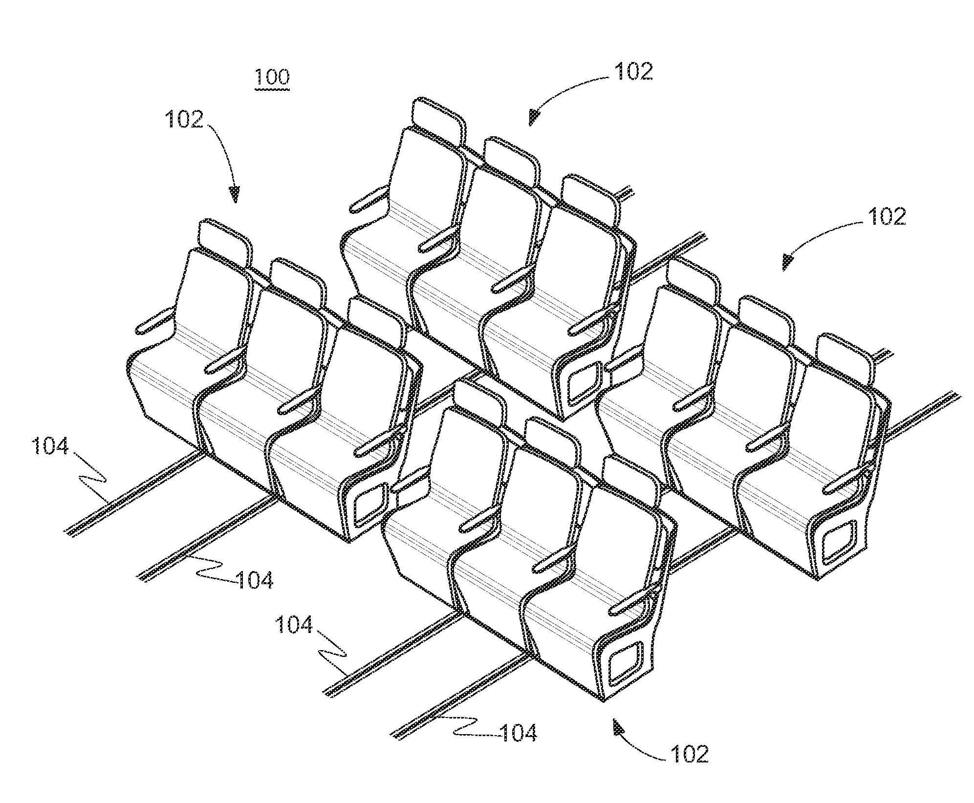 Modular passenger seat for an aircraft