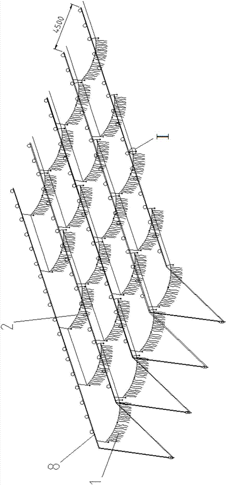 Automatic unfastening device for kelp harvesting