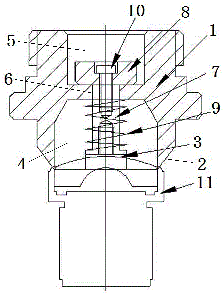 Defective lens disassembling structure and using method thereof