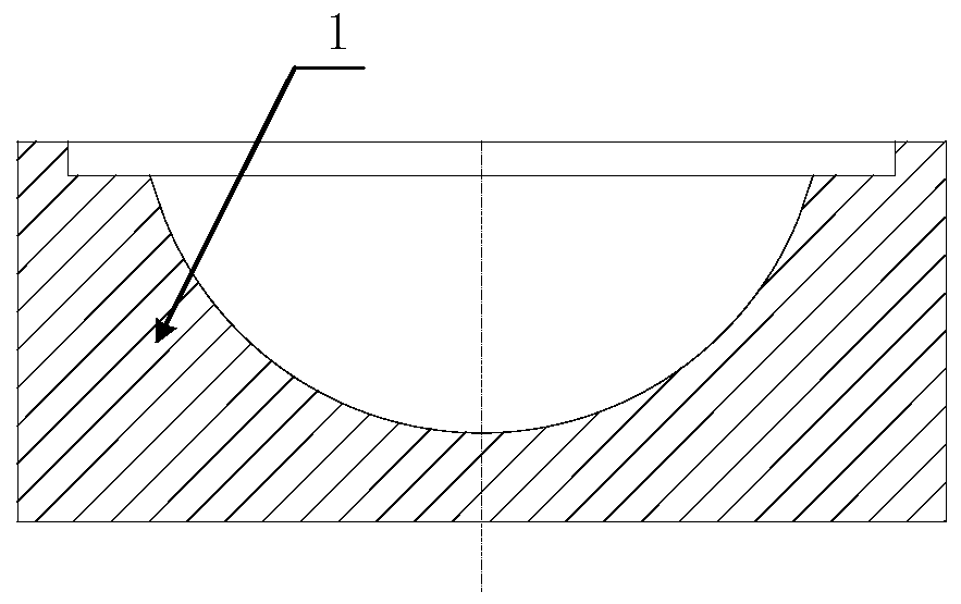 Thin plate wrinkle-free forming die and forming method using low melting point alloy