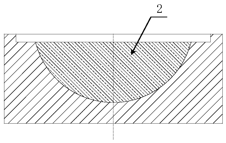 Thin plate wrinkle-free forming die and forming method using low melting point alloy