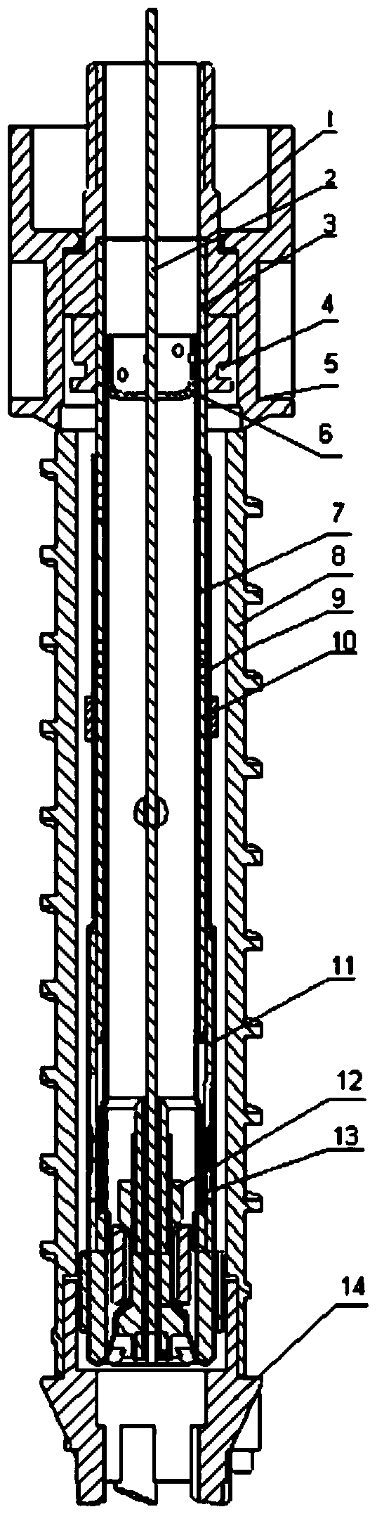 A built-in sampling mechanism for soft lunar soil samples