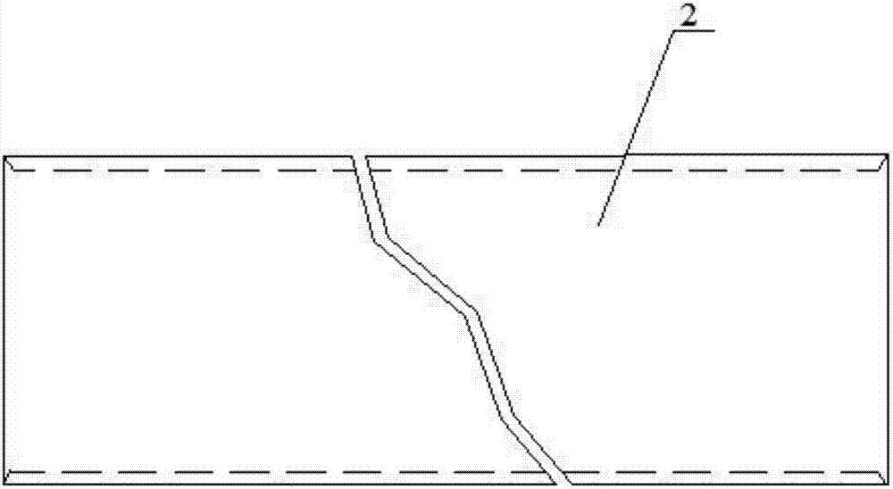 Degaussing cable trough, laying device for ship cable and cable laying method