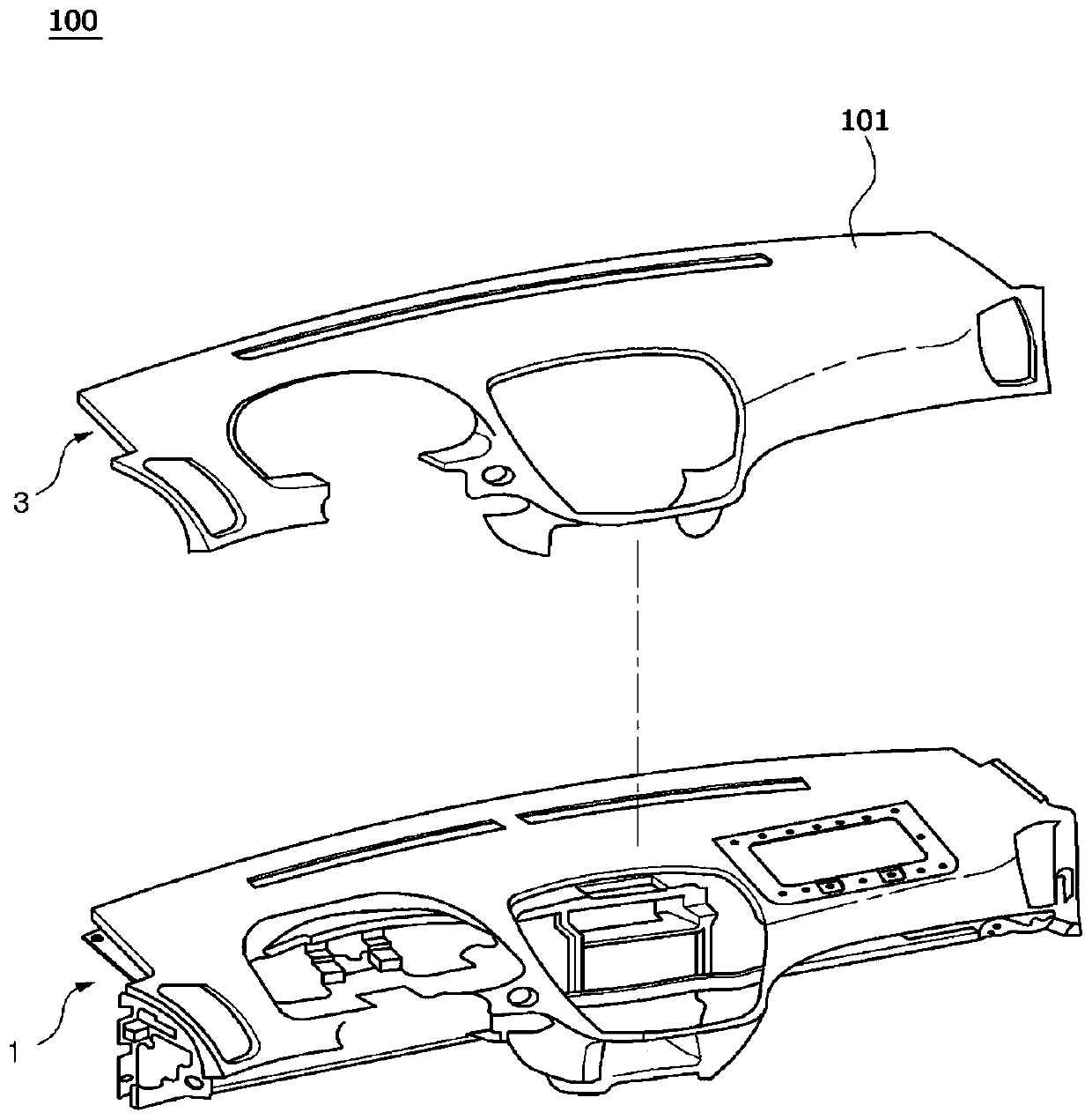 Composition for automobile interior skin and manufacturing method thereof