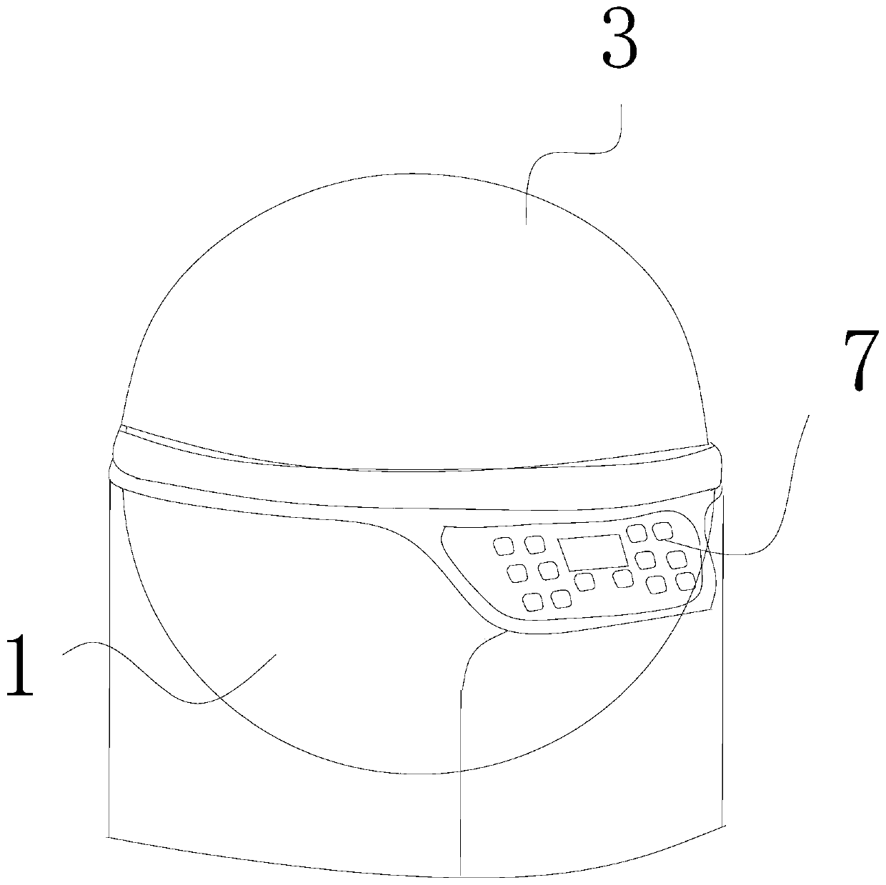 Washing machine adopting vacuumizing for decontamination and drying