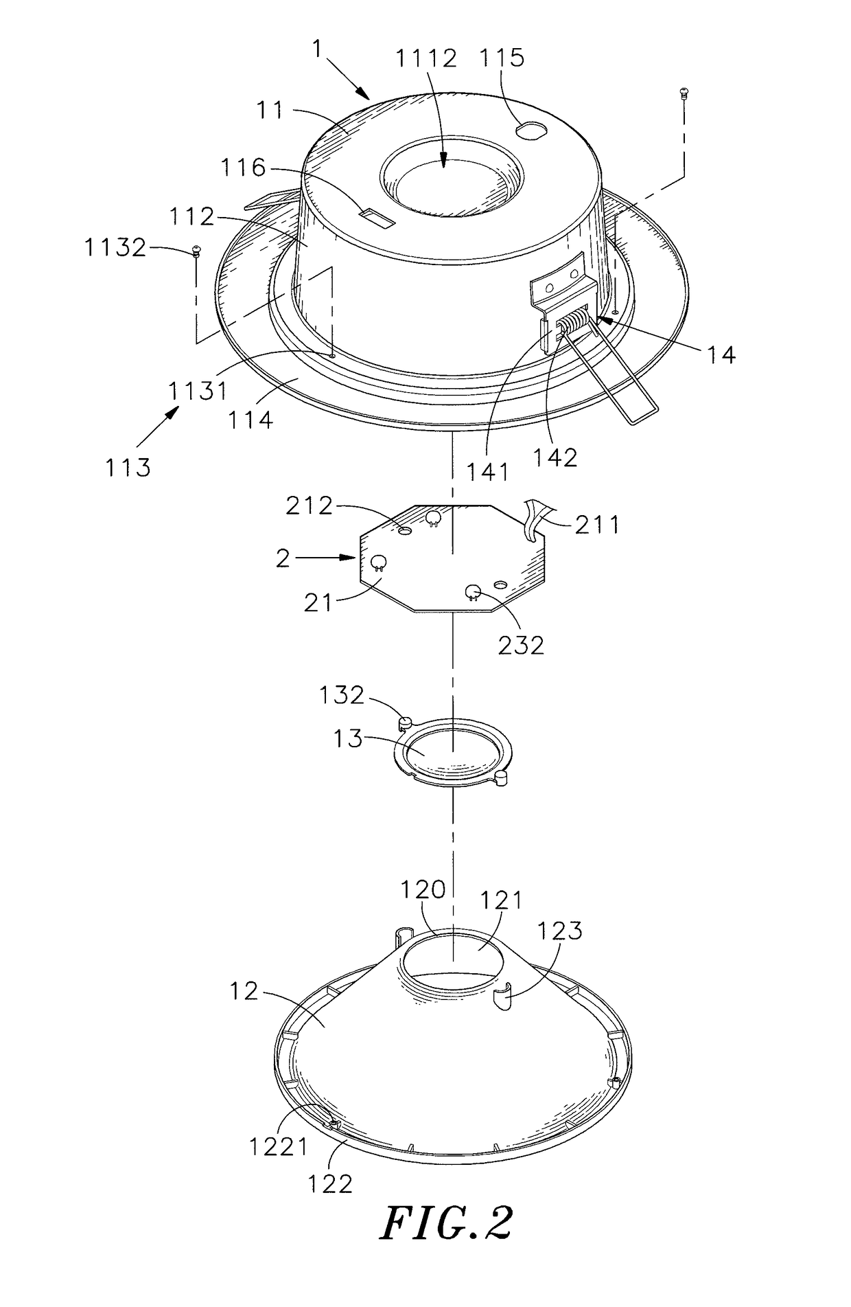 LED lighting device having a prolonged life during high temperature operation