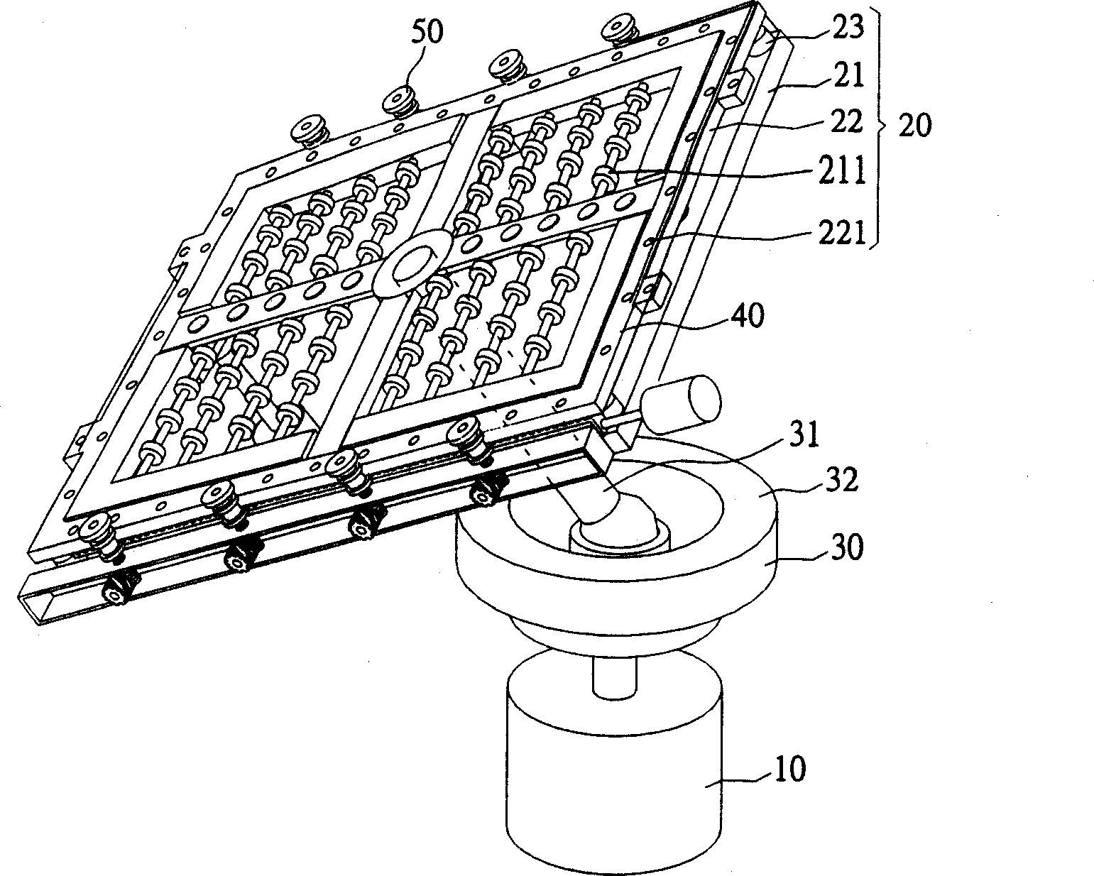 Base plate transfer device