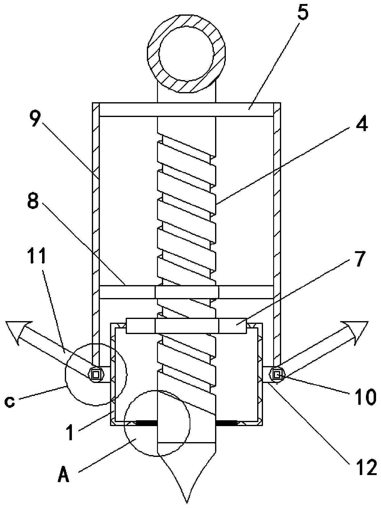 Novel yacht anchor convenient to fold and unfold